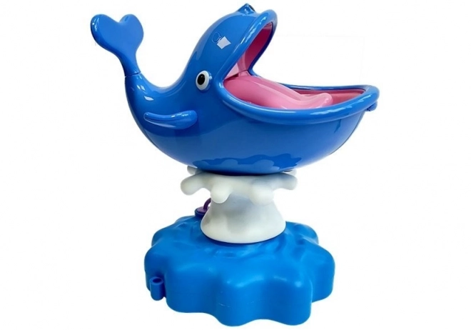 Water spuitende walvis arcade spel