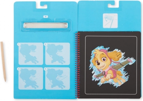 Creatief krasblok met Skye-motief
