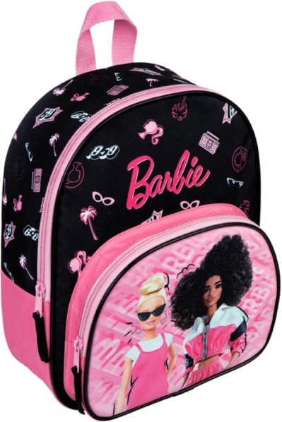 Kinder rugzak Barbie roze-zwart