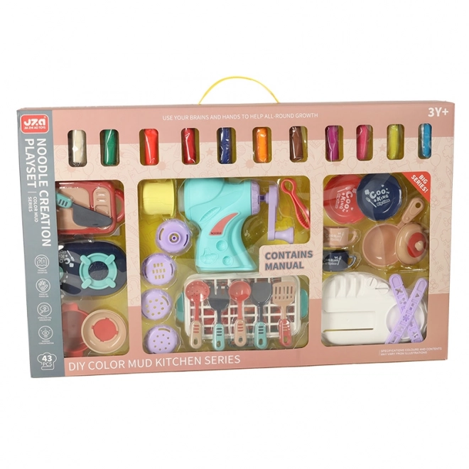 Creatieve set klei voor pasta 44 delen