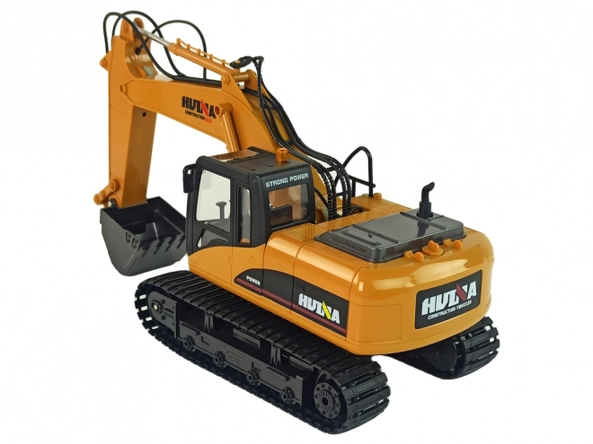 Gele RC graafmachine Caterpillar 1:14 op afstandsbediening