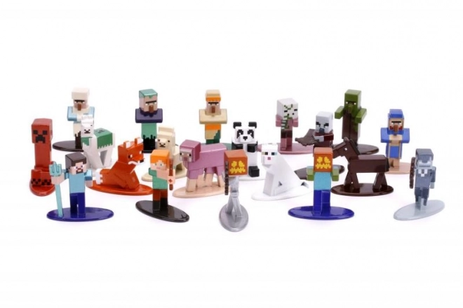 Minecraft Metalen Verzamelfiguurtjes 20 stuks