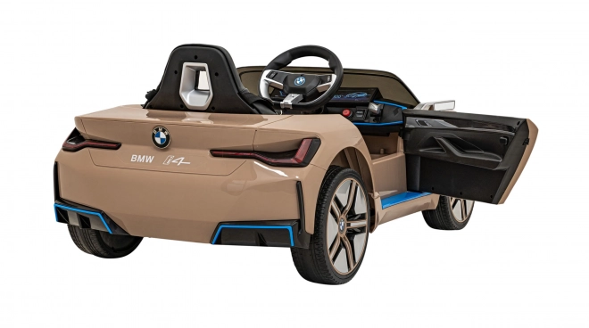 Kinderauto op batterij BMW i4 – Gouden