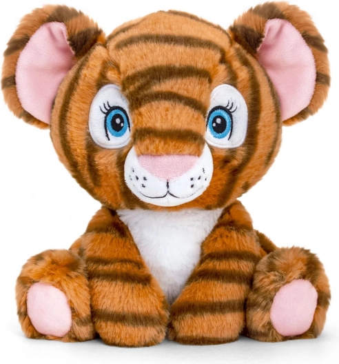 Keel Toys Keeleco ecologische pluchen tijger 16 cm