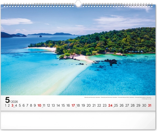 Muurkalender Zee 2026