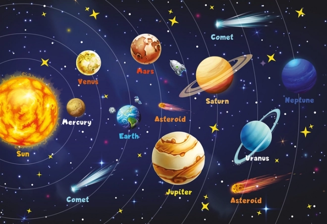 INTERDRUK Puzzel Zonnestelsel 250 stukjes