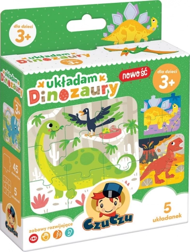 Ik leg dinosauruspuzzels