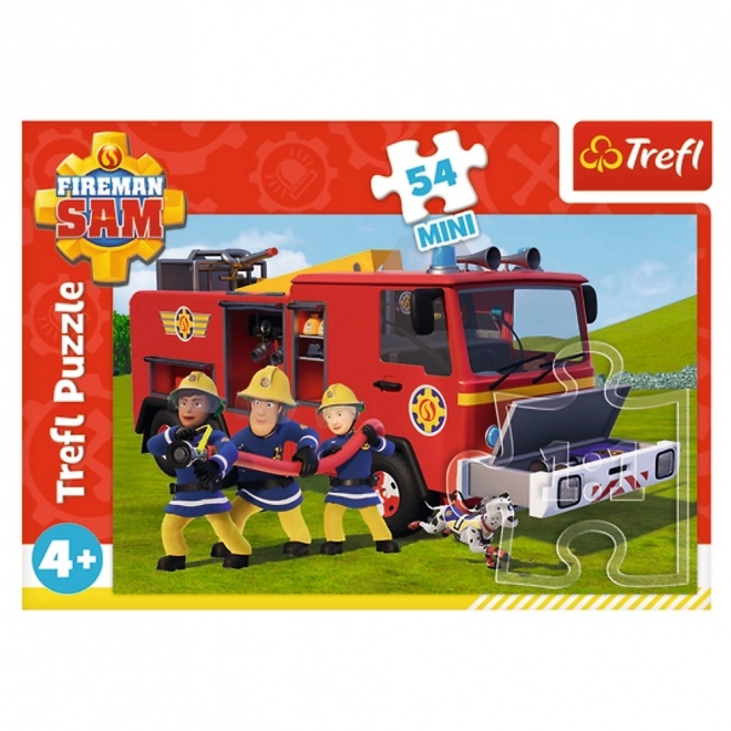 Puzzel Brandweerman Sam Op het water