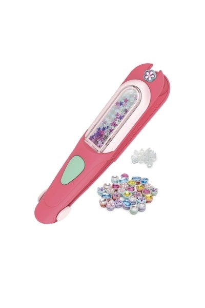 Glanzende diamanten voor haar met applicator kunststof 18x4cm met accessoires in doos 22x12x5,5cm