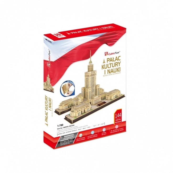 144 stukjes 3D-puzzel Paleis van Cultuur en Wetenschap