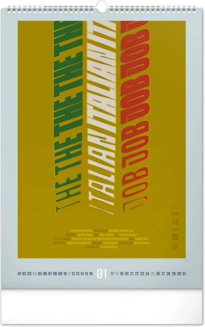 Wandkalender Alternatieve filmposters 2026