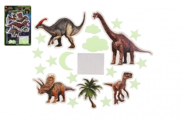 Gloeiende dinosaurussen voor muur of plafond