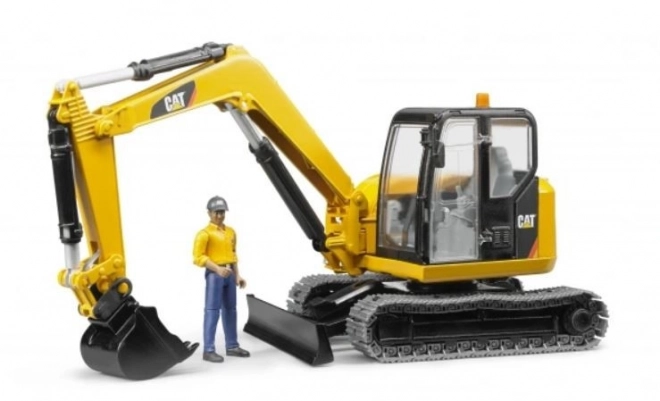 Bruder CAT Minigraafmachine met figuur