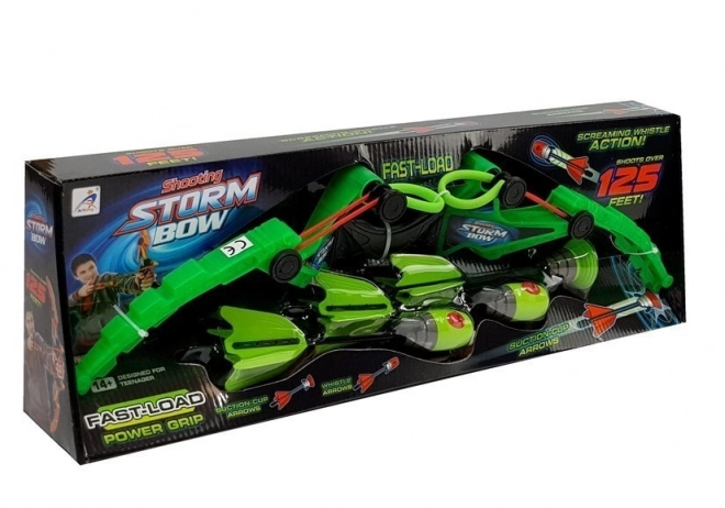 Boogset 3 pijlen Sportief groen 58 cm