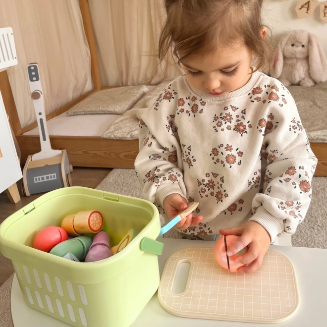 Houten snijset voor voedsel Tooky Toy