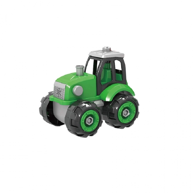 Schroeftractor met aanhanger