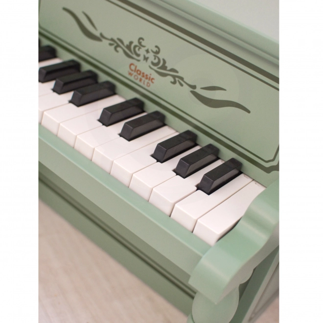 Houten piano Classic World met lesboek