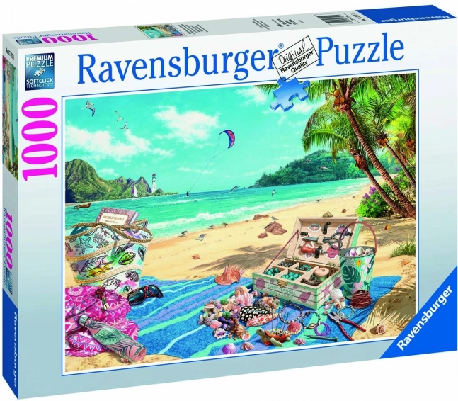 puzzel 1000 stukjes schelpencollectie Ravensburger