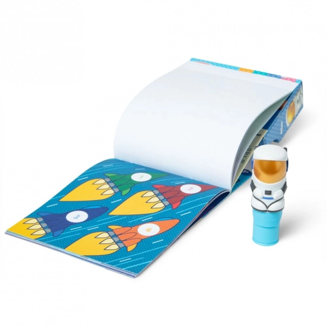 Sticker WOW! Astronaut sticker zegel