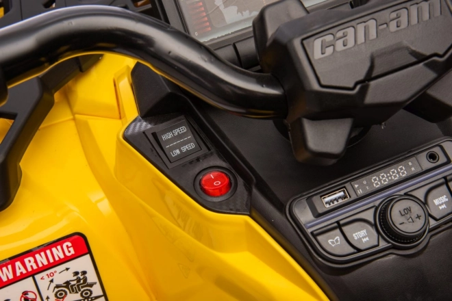 Kinderquad Can-Am Outlander geel