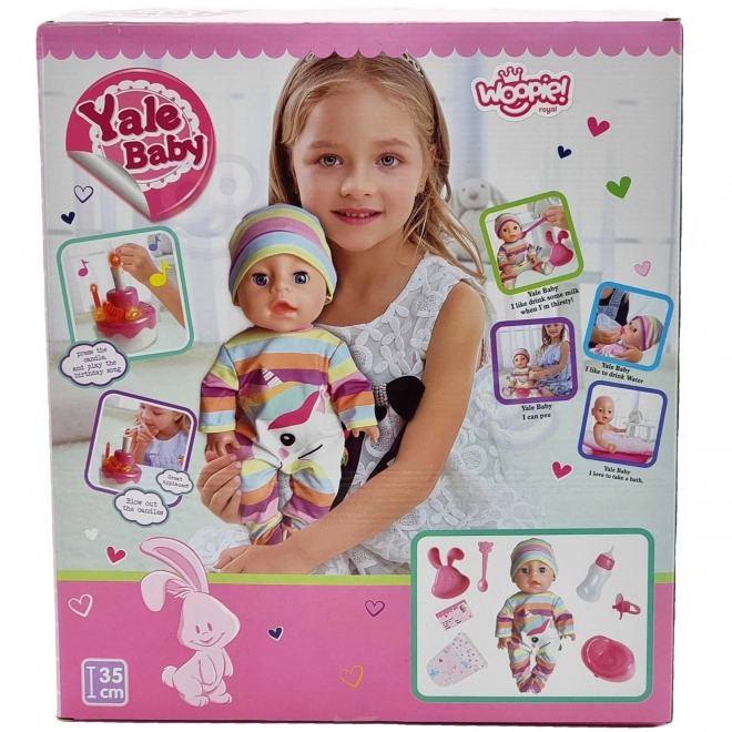 Interactieve pop Kleine Zosia voor verjaardagen 35 cm met accessoires