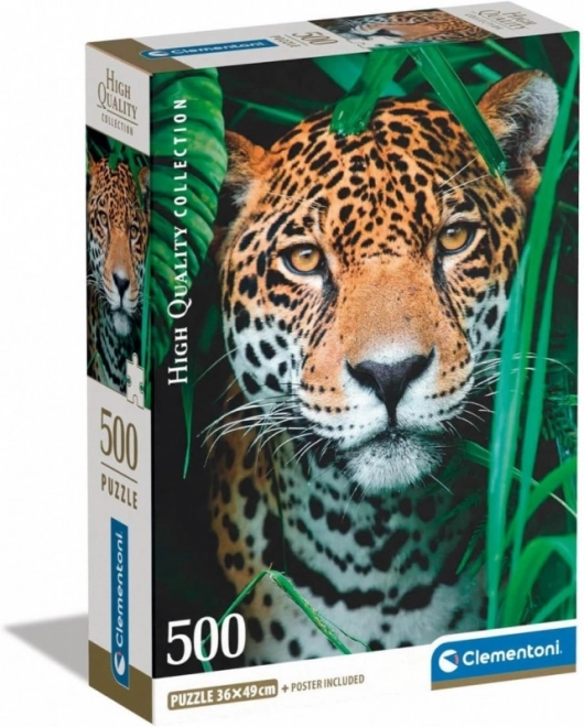 Puzzel 500 stukjes Jaguar in de jungle