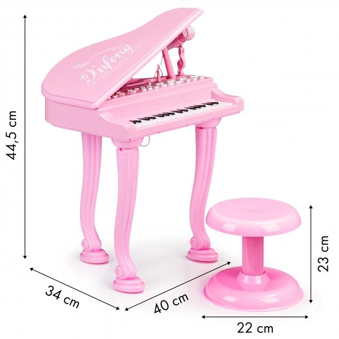 Pianoklavier toetsenbord met microfoon mp3
