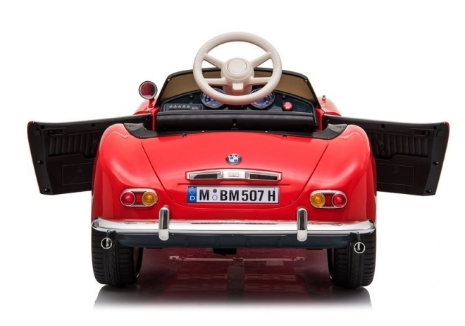 Accu auto BMW Retro rood