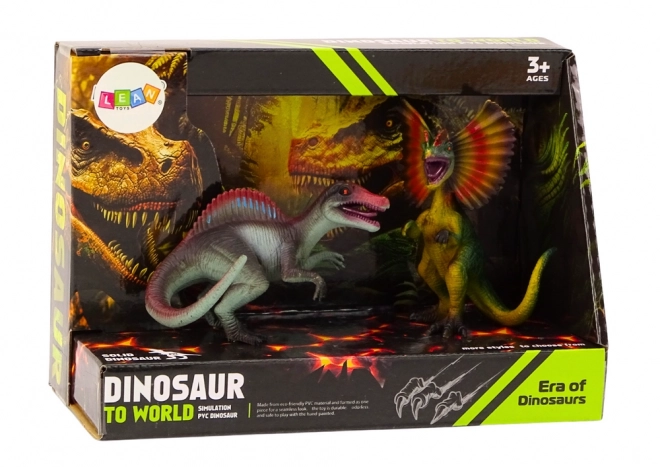 Dinosaurusfiguren Spinosaurus Dilophosaurus Set 2st