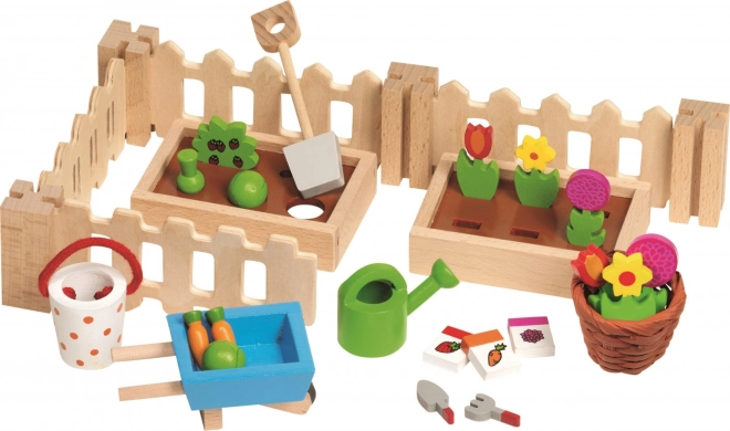Goki Mijn kleine tuintje - accessoires voor het poppenhuis