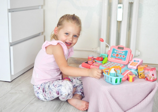 Kinderkassa Woopie met scanner en accessoires