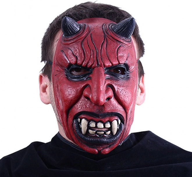 Angstaanjagend duivelsmasker voor Halloween
