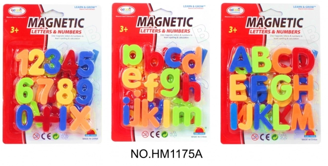 Magnetische letters en cijfers