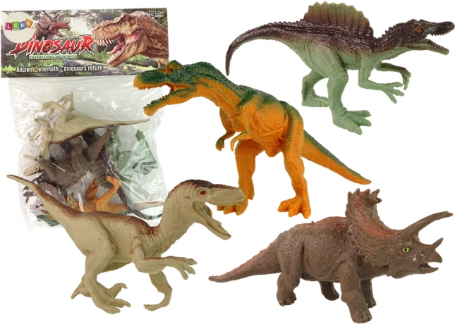 Set dierenfiguren uit het Dinosaurussenpark 4 stuks.