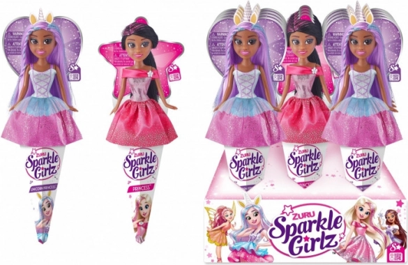 Pop 26 cm Prinses en Eenhoorn