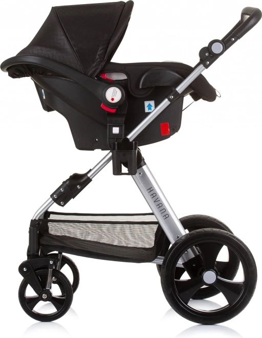 CHIPOLINO Kinderwagen Combinatie HAVANA 2v1 Obsidian