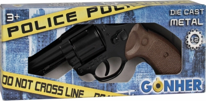 Metalen politie-revolver voor 12 schoten GONHER