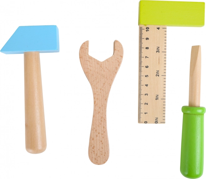 Set houten gereedschap