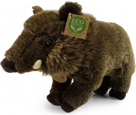 pluchen wild zwijn 28 cm eco-friendly