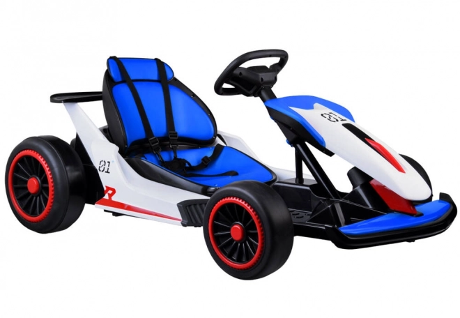 Kinder go-kart op accu met driftfunctie