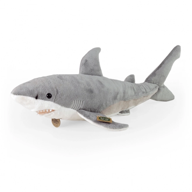 Pluchen witte haai 51 cm ECO-VRIENDELIJK
