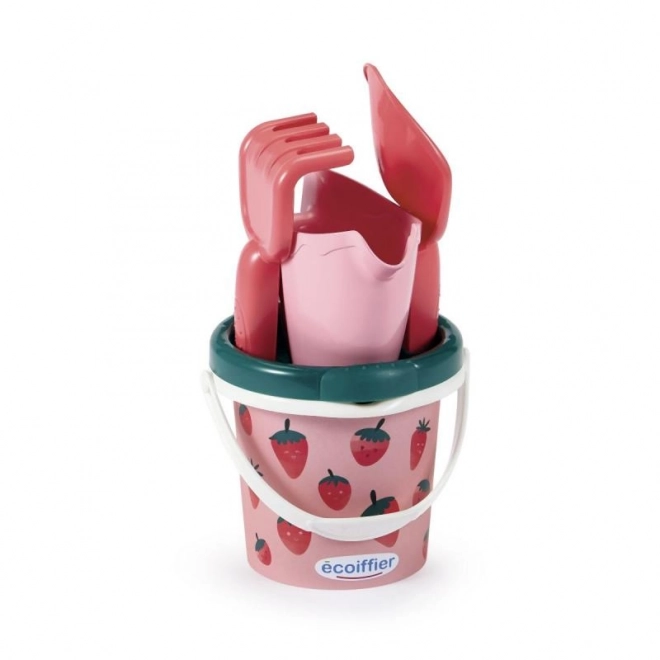 Emmertje met een Aardbeimotief en gieter