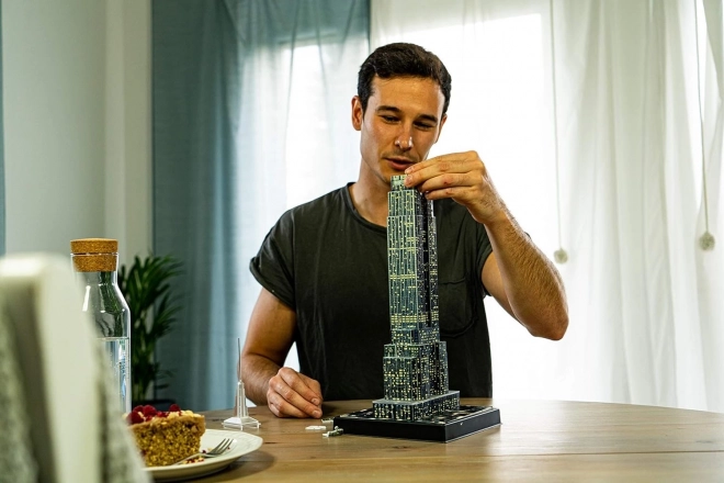 RAVENSBURGER Verlicht 3D puzzel Nachteditie Chrysler Building 216 stukjes