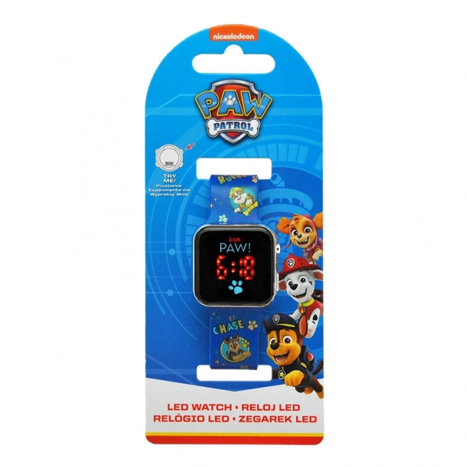 Kinder LED horloge Paw Patrol