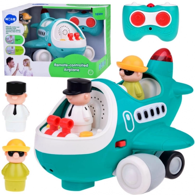 Interactief vliegtuig met piloot