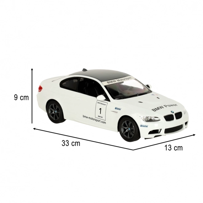 Raceauto op afstandsbediening BMW M3 1:14 wit
