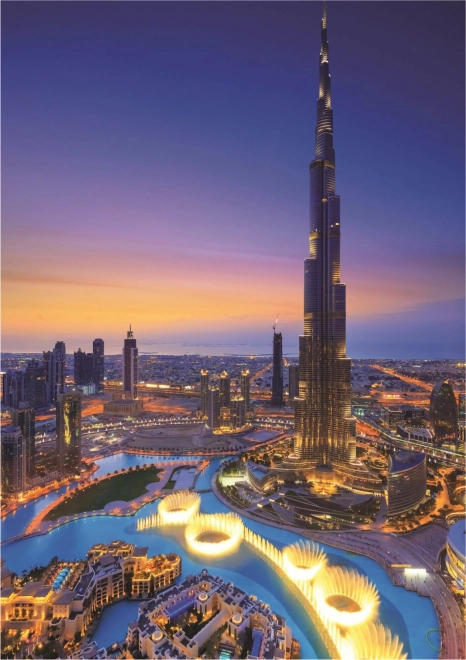Educa puzzel magie van Arabië: Burj Khalifa, Verenigde Arabische Emiraten 1000 stukjes