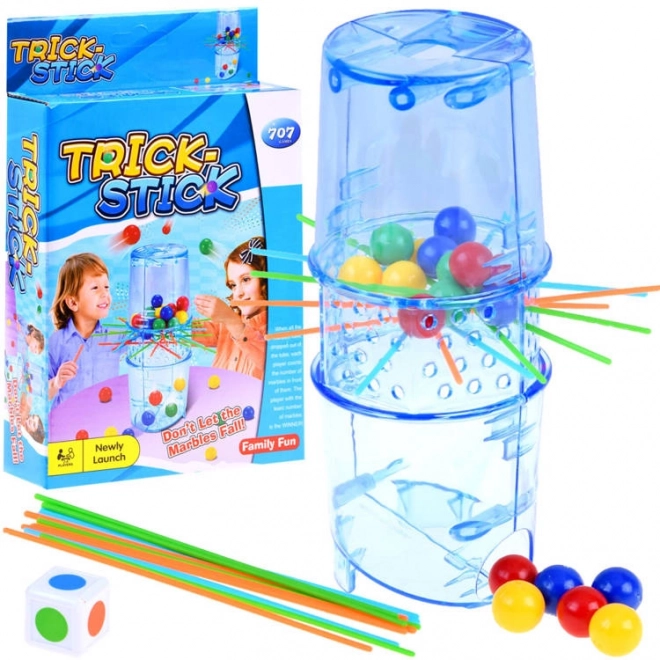 Behendigheidsspel Trick Stick vallende ballen