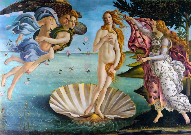 Legpuzzel Sandro Botticelli De Geboorte van Venus 1000 stukjes