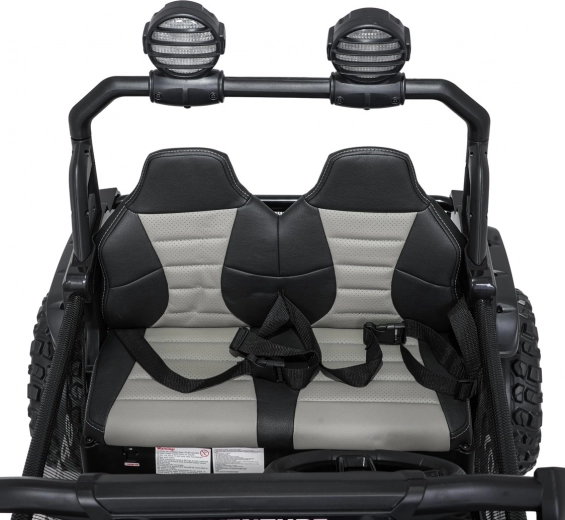 Comfortabele dubbele stoel met gordels